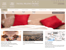 Tablet Screenshot of hotelnuovonord.com